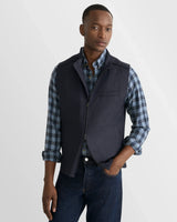 Block Check Flannel Shirt - Mid Blue