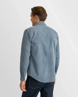 Solid Corduroy Shirt - Mid Blue
