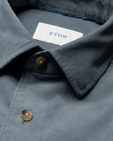 Solid Corduroy Shirt - Mid Blue