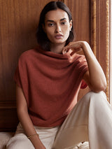 Morten Funnel Neck Cashmere Top