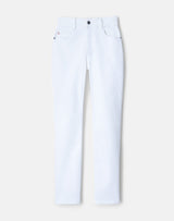 High-Rise Straight Ankle Jean - Washed Plaster