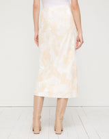 Sequin Midi Skirt - Cloud Multi