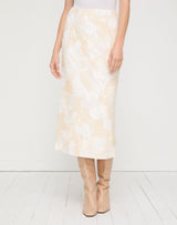 Sequin Midi Skirt - Cloud Multi