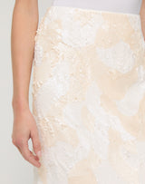 Sequin Midi Skirt - Cloud Multi