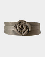 ADA Wrap Leather Belt - Mushroom