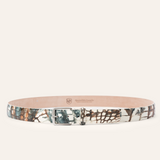 Tie-Dye Nile Crocodile Belt - Spruce