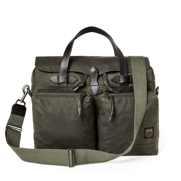 24-Hour Tin Cloth Briefcase - Oak Hall