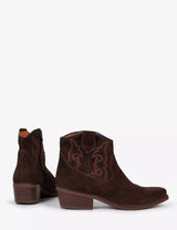 Cassidy Suede Embroidered Boot - Oak Hall