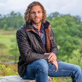 Madison Creek Rainier Waxed Goat Suede Jacket - Chocolate