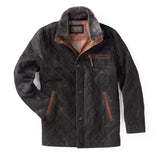 Madison Creek Rainier Waxed Goat Suede Jacket - Chocolate