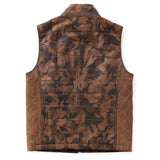 Madison Creek Ranger Camo Waxed Goat Suede Vest - Vintage Camo