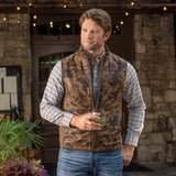 Madison Creek Ranger Camo Waxed Goat Suede Vest - Vintage Camo