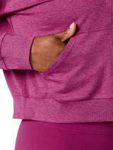 Halo Modern Full Zip Hoodie - Dragonfruit Heather