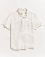 Short Sleeve Linen Tuscumbia Shirt Button Down - Oak Hall
