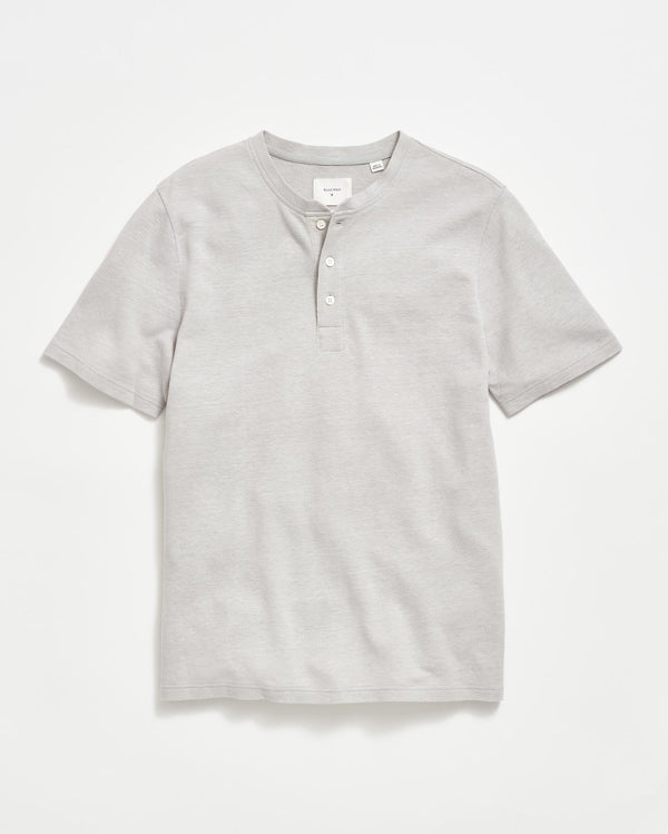 Short Sleeve Hemp Cotton Henley - Oak Hall