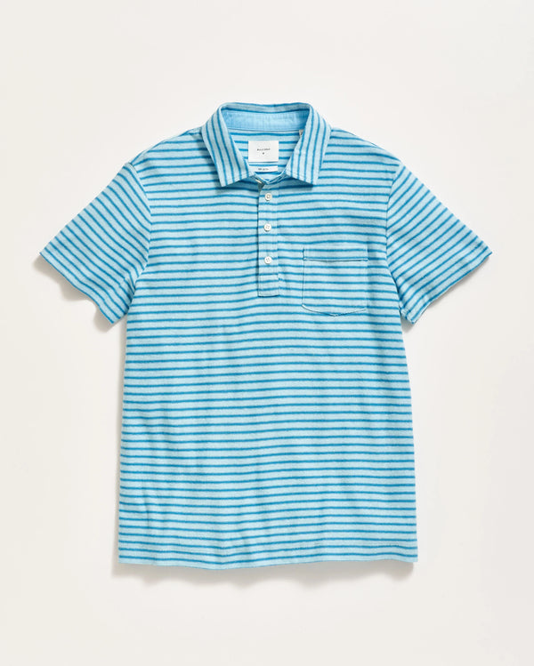 Stripe Hemp Cotton Polo