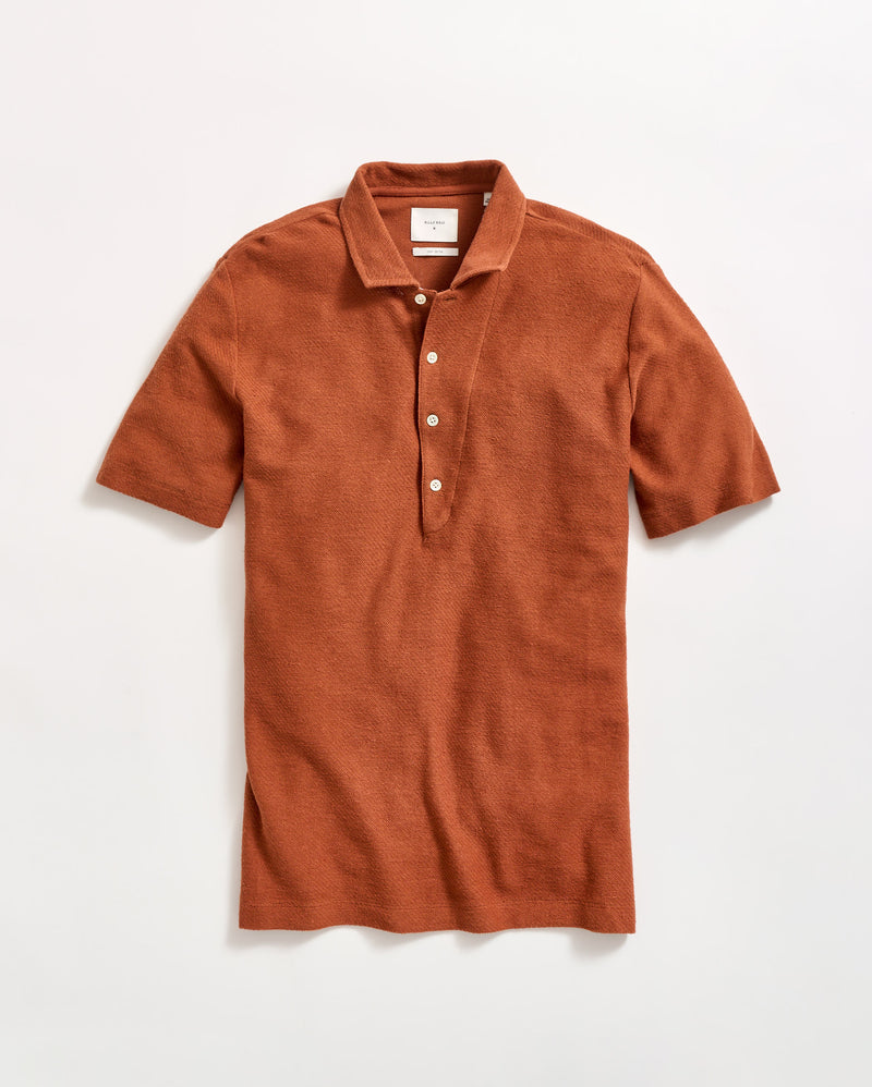 Hemp Cotton Twill Polo - Oak Hall