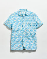 Short Sleeve Textured Painted Floral Treme Shirt