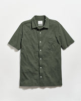 Short Sleeve Textured Treme Knit Shirt - Rosin Heather