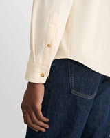 Solid Corduroy Shirt - Off White