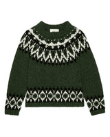 The Arctic Fairisle Pullover - Winter Pine