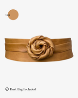 ADA Wrap Leather Belt - Tan