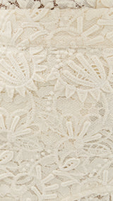 The Relic Lace Saddle Skirt - Cream
