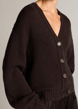 Boxy V-Nk Cardi
