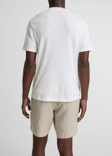 Loose Knit Double Collar Short Sleeve Crew - Oak Hall