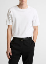 Peached Face Jersey Short Sleeve Crew - Oak Hall