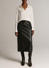 Dbl Collar L/S Shirt W/ Hidden Plkt