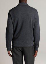 Dbl Pique Zip Polo