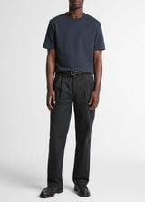 Peached Face Jersey Short Sleeve Crew - Oak Hall