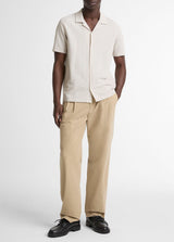 Seersucker Stripe Short Sleeve Cabana Shirt - Oak Hall
