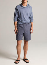 Fine Slub Dbl Layer P/O Hoodie