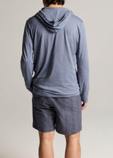 Fine Slub Dbl Layer P/O Hoodie