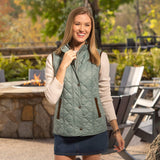 Madison Creek Vista Quilted Vest - Topaz