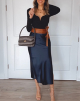 ADA Wrap Leather Belt - Whiskey