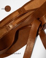 ADA Wrap Leather Belt - Whiskey