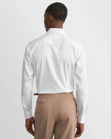 Eton Slim Fit Elevated Twill Dress Shirt - White