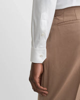 Eton Slim Fit Elevated Twill Dress Shirt - White