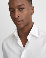 Eton Slim Fit Elevated Twill Dress Shirt - White