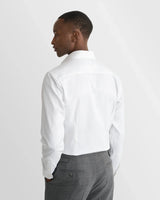 Eton Slim Fit Textured Twill Dress Shirt - White