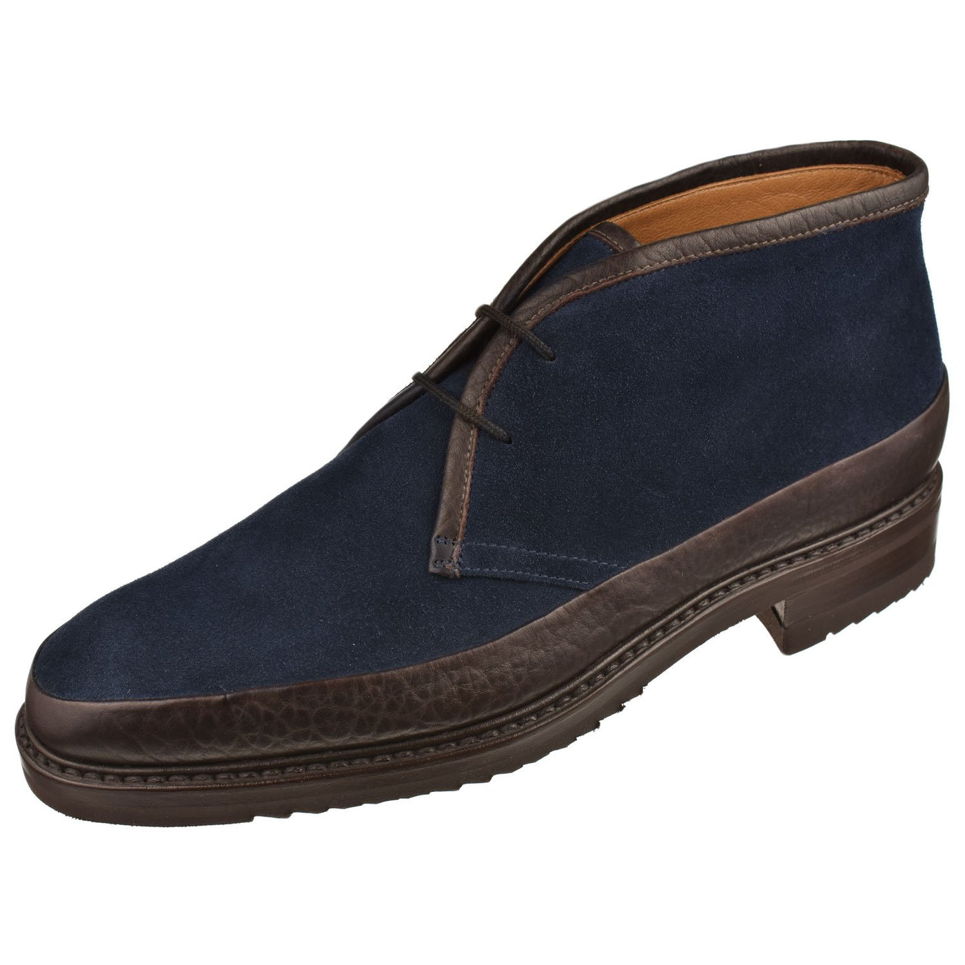 Suede and Bison Chukka Boot | Oak Hall, Inc display picture 3