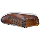 Amadeo Leather Wrap Sneaker - Oak Hall, Inc.