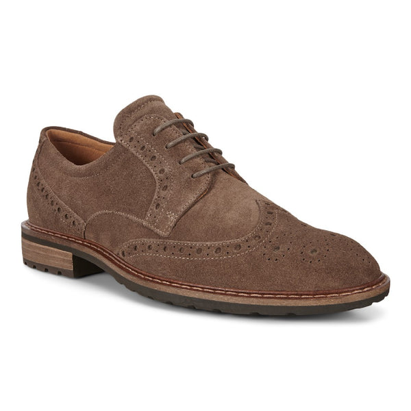 Vitrus Suede Wingtip - Oak Hall