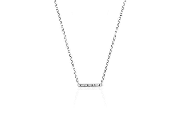 Mini Diamond Bar Necklace - Oak Hall, Inc.