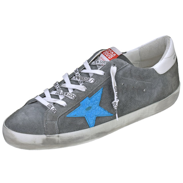 Men's Superstar Grey Suede Sneaker - Oak Hall, Inc.
