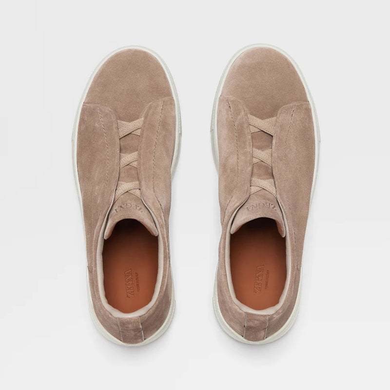 Triple Stitch Suede Sneaker - Oak Hall