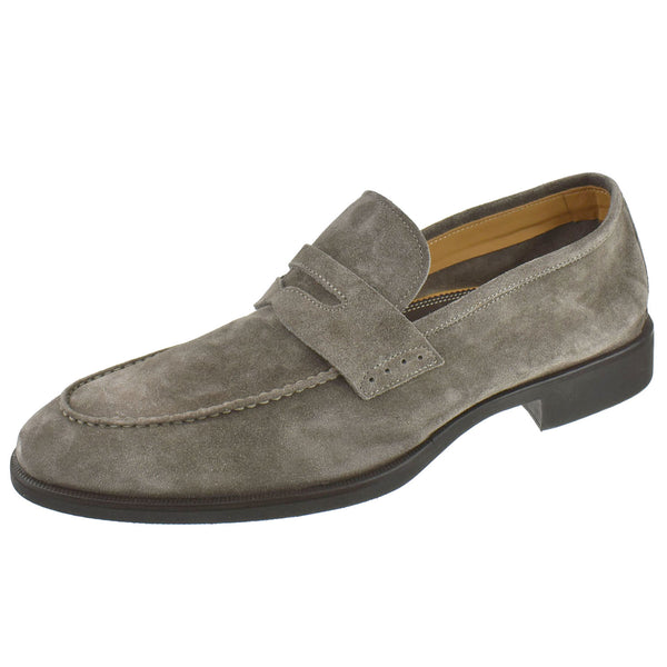 Men's Suede Penny Loafer - Oak Hall, Inc.